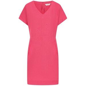 Lazy Jacks Womens/Ladies Linen Midi Dress / Cherry